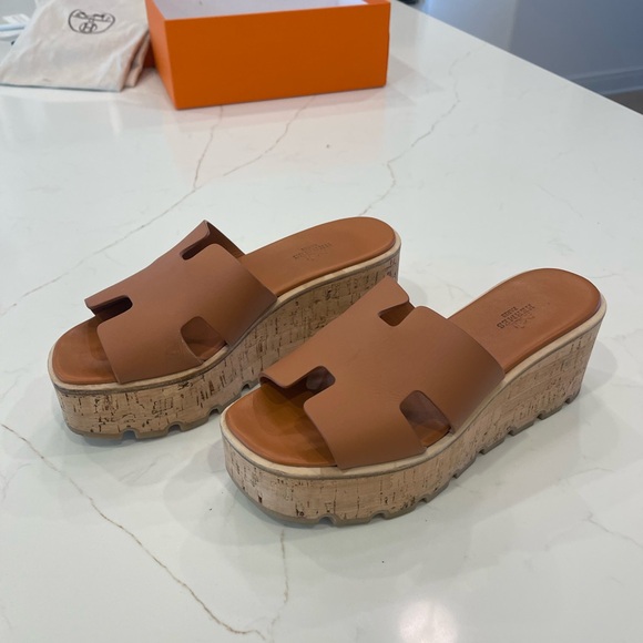 Hermes Eze 30 Tan 38 - Picture 3 of 11